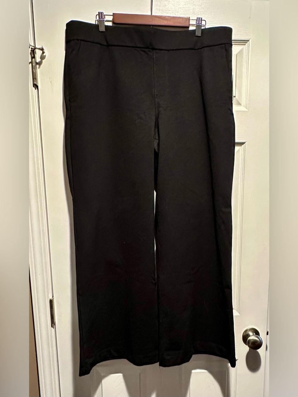Gloria Vanderbilt Black Wide-Leg Dress Pants for Women